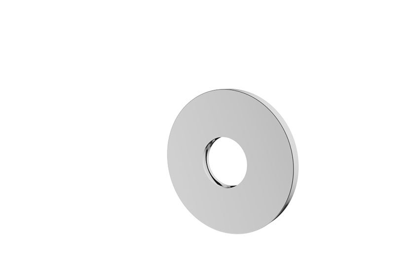 Radiator Rozet Slim rozet uitloop eenhendel wastafelkraan 50 mm chroom | RadiatorKopen