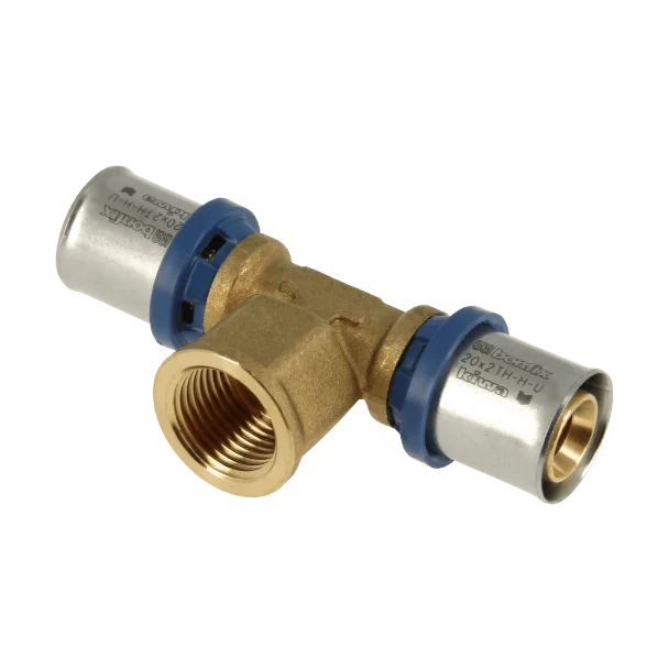 Bonfix Alu-pers x Binnendraad x Alu-pers T-koppeling | 20 x 1/2 x 20