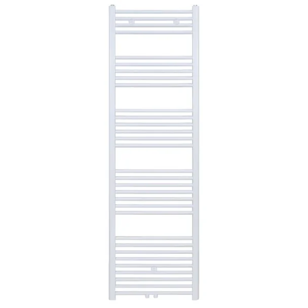 180x40 cm - 900 Watt - Ecorad Handdoekradiator - Wit (RAL9016) - Universal-6 aansluitpunten