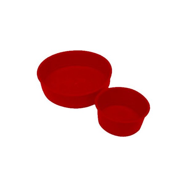 Speciedeksels kunststof 50 mm rood
