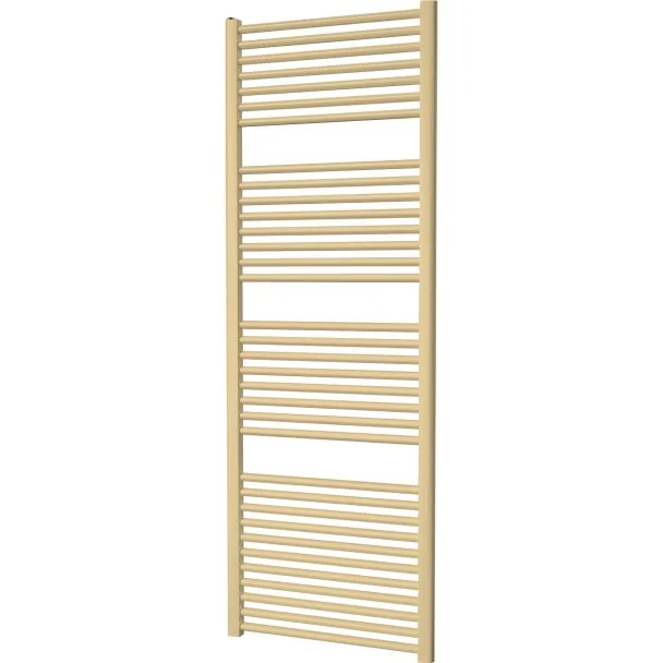 120x60 cm - 775 Watt - Ecorad Handdoekradiator - Mat Goud - Universal-6 aansluitpunten