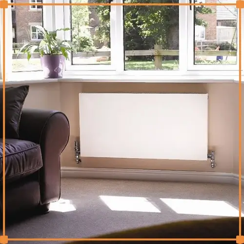 Radiator voor woonkamer onder raam - woonkamer radiator met voldoende vermogen voor de grootste kamer van het huis in modern interieur
