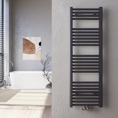 Antraciet badkamer radiator