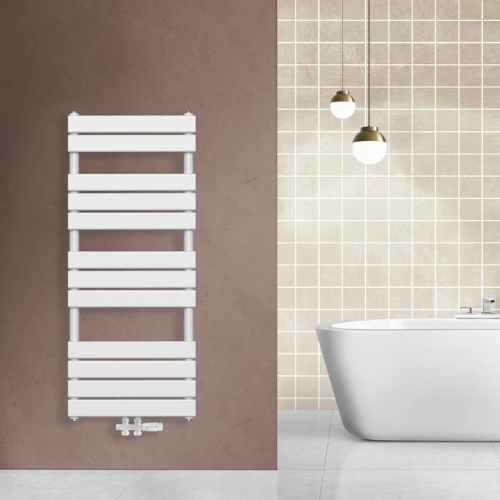 Witte badkamer radiator